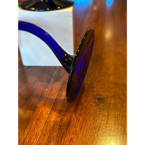 Martini Cobalt Blue Libbey Bravura Glasses. - Picture 7 of 13